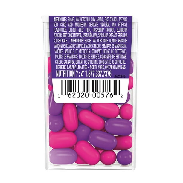 Menthe TIC TAC®, Menthe fraîche, Bonbons à la menthe 60 pilule, 29g
