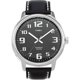 Montre Timex Easy Reader® cadran noir et bracelet noir cuir – image 1 sur 1