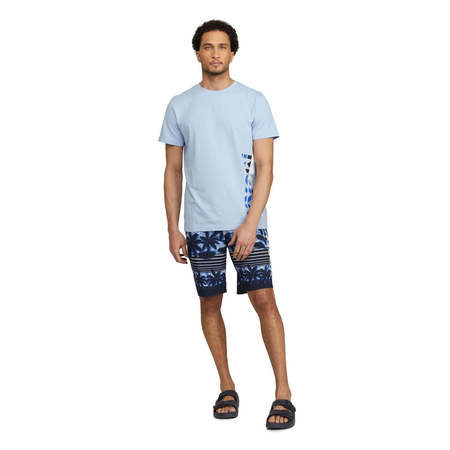 Mexx short de surf à rayures pour hommes