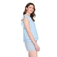thumbnail image 2 of George Women's Ruffle-Sleeve Top, 2 of 6