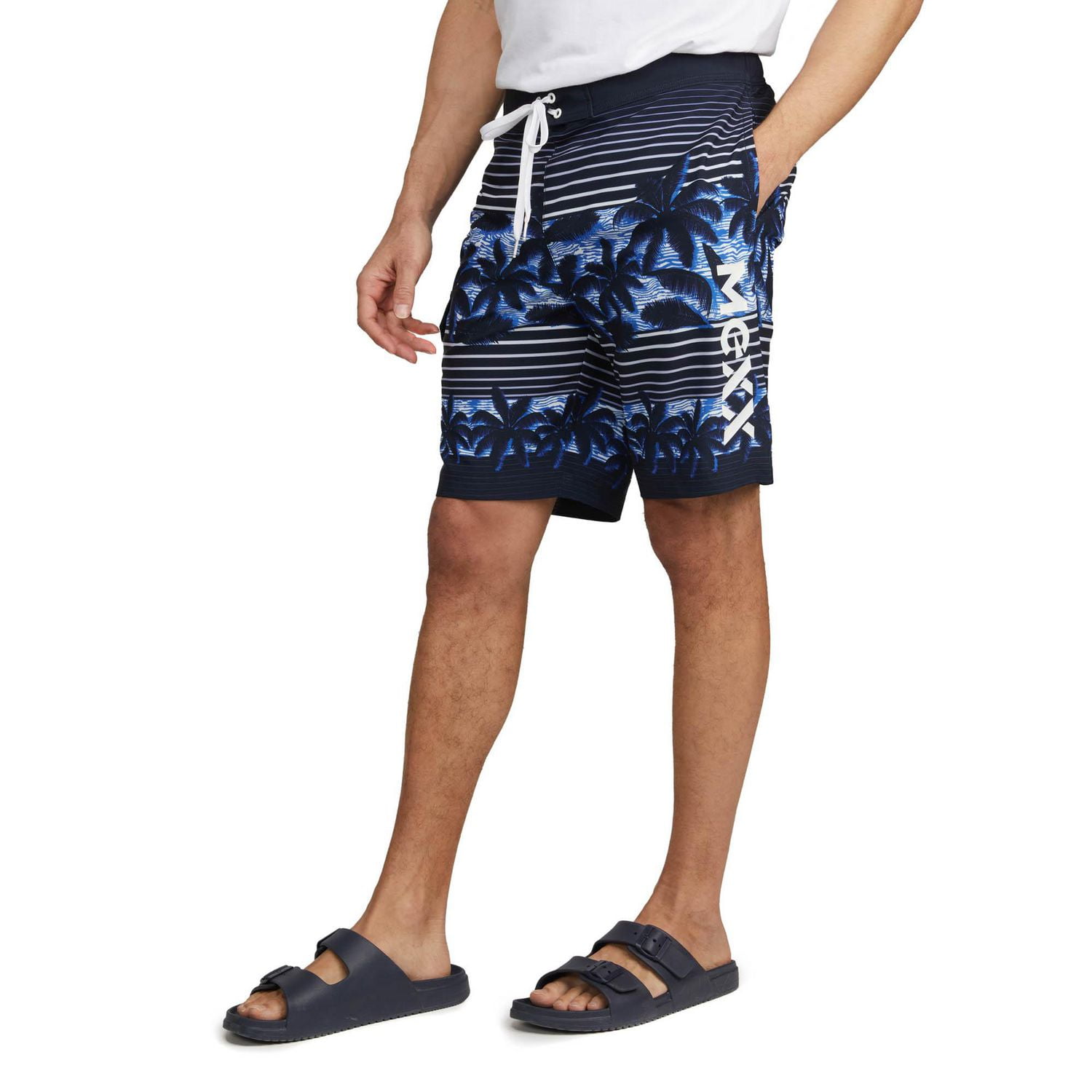 Mexx short de surf à rayures pour hommes