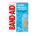 thumbnail image 3 of Band-Aid Brand Waterproof Clear Adhesive Bandages, Regular, 20 pansements, 3 of 4