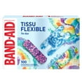 thumbnail image 1 of Band-Aid Brand Flexible Fabric Adhesive Tie-Dye Bandages, Fun Bandages Wound Care & Protection of Minor Cuts & Burns, Quilt-Aid Comfort Pad Technology to Cushion Painful Wounds, Assorted Sizes, 100 Count, 1 of 4