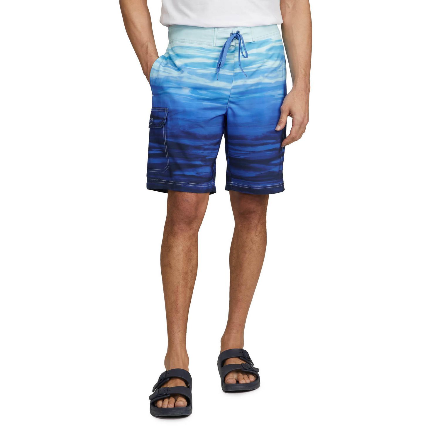 Mexx Men's Gradient Print Board Shorts