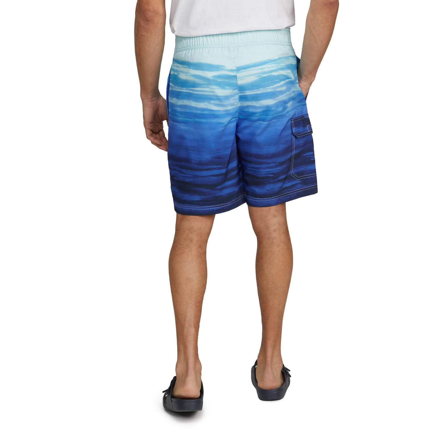 Mexx Men's Gradient Print Board Shorts