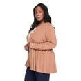 thumbnail image 2 of Karen Scott Women's Plus Cascading Cardigan, 2 of 6
