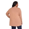 thumbnail image 3 of Karen Scott Women's Plus Cascading Cardigan, 3 of 6