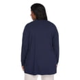 thumbnail image 3 of Karen Scott Women's Plus Cascading Cardigan, 3 of 6