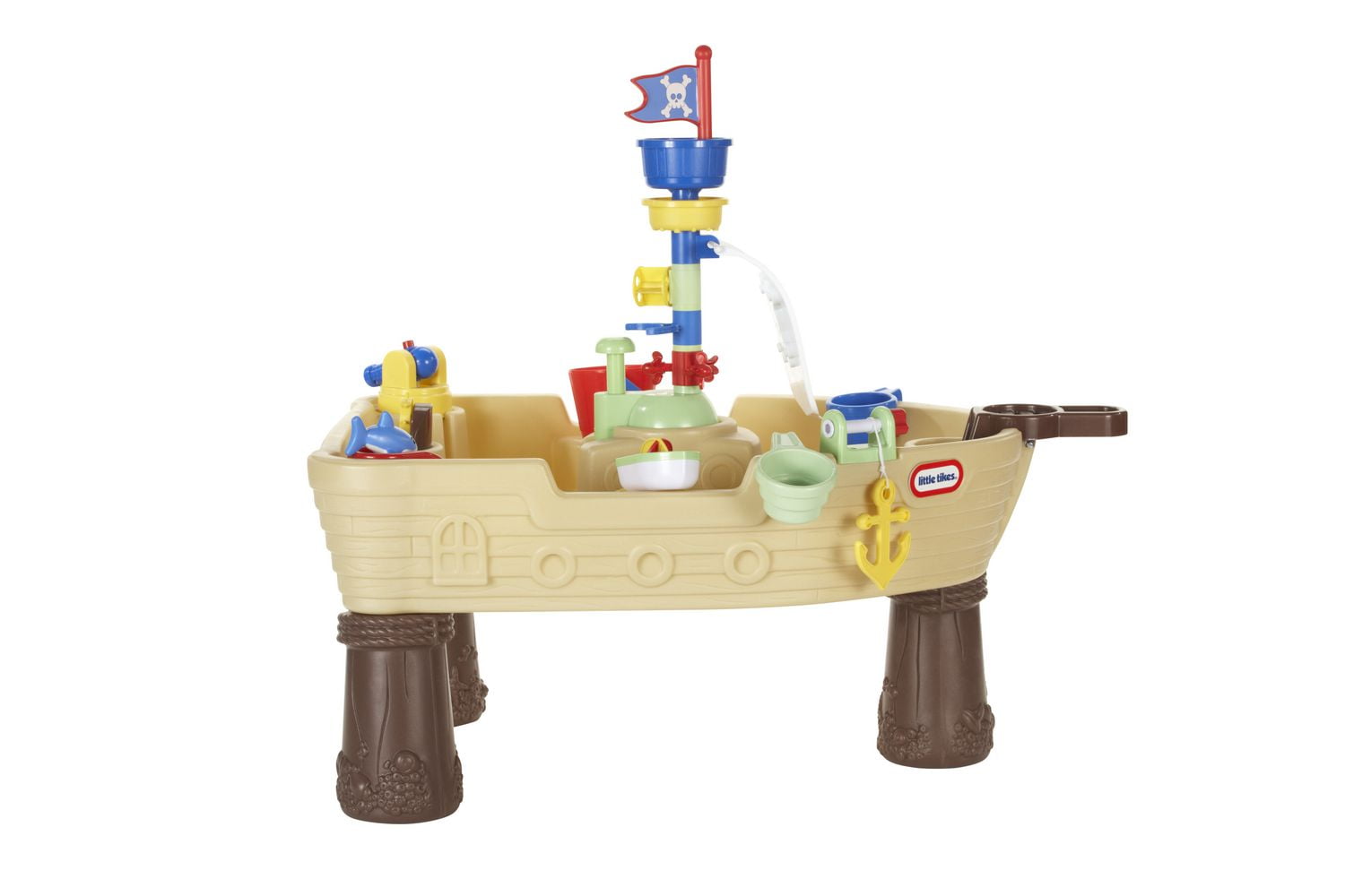 Little Tikes Anchors Away Water Play Pirate Ship Walmart