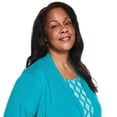 thumbnail image 4 of Karen Scott Women's Plus Cascading Cardigan, 4 of 6