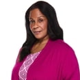 thumbnail image 4 of Karen Scott Women's Plus Cascading Cardigan, 4 of 6