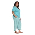 thumbnail image 2 of Iyla Women's Plus Two Piece Pajama Set, 2 of 6