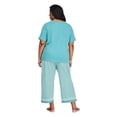 thumbnail image 3 of Iyla Women's Plus Two Piece Pajama Set, 3 of 6