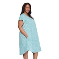 thumbnail image 2 of Iyla Women's Plus Printed Nightgown, 2 of 6