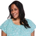 thumbnail image 4 of Iyla Women's Plus Printed Nightgown, 4 of 6