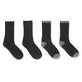 thumbnail image 1 of George Boys' Rib Crew Socks 4-Pack, 1 of 1