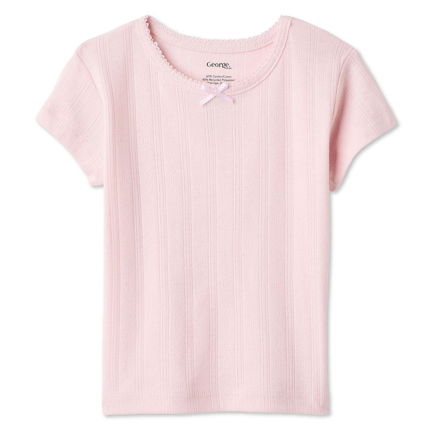 George Toddler Girls' Pointelle T-Shirt