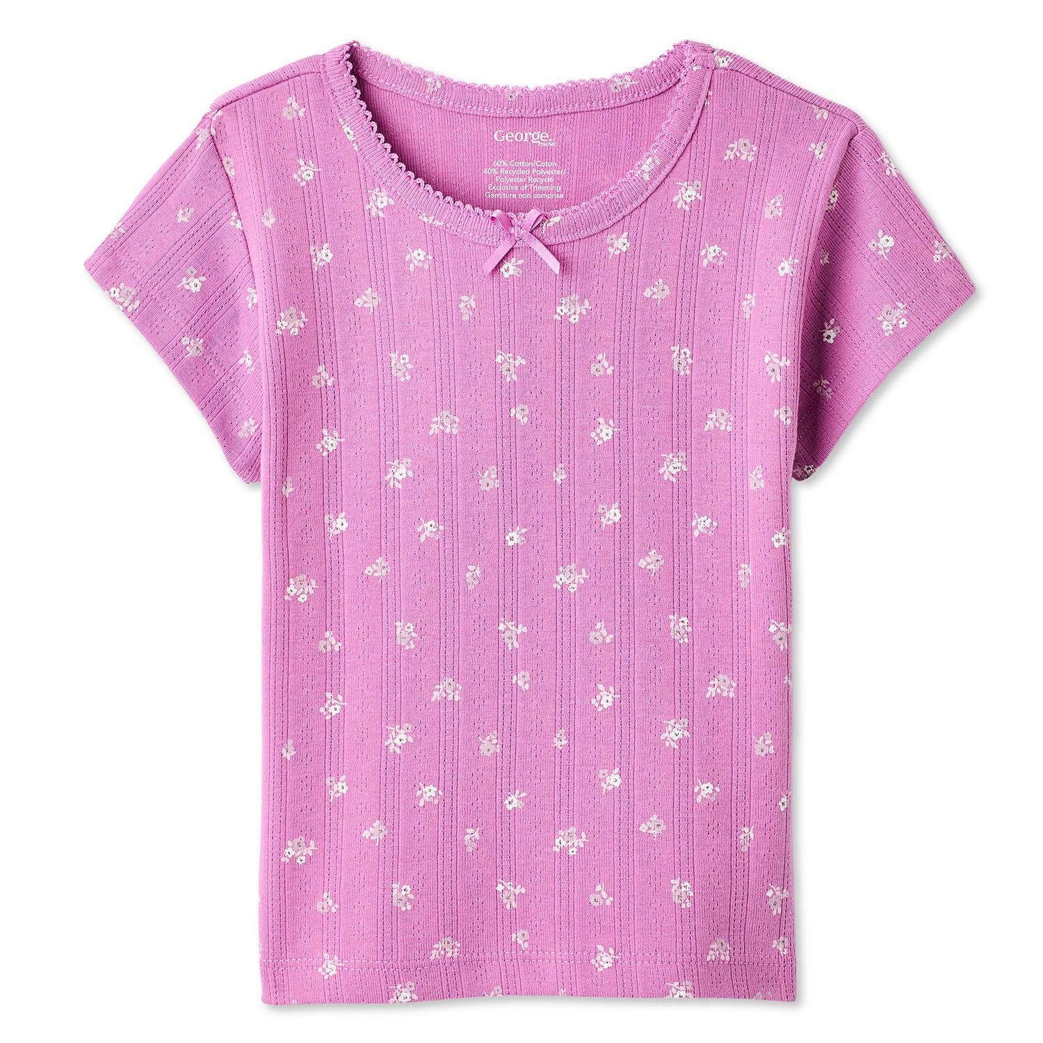 T-shirt en tricot pointelle George pour petites filles