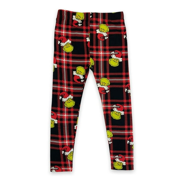 The Grinch Girl's printed Leggings. These long legging's for girls have