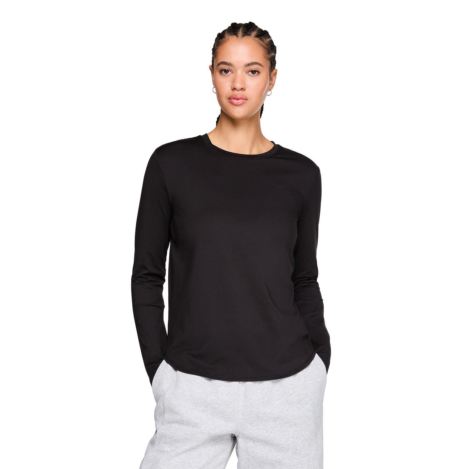 T-shirt à manches longues Athletic Works pour femmes