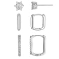 thumbnail image 1 of SPC Silver Plater 3 Pair Earrings, 1 of 1