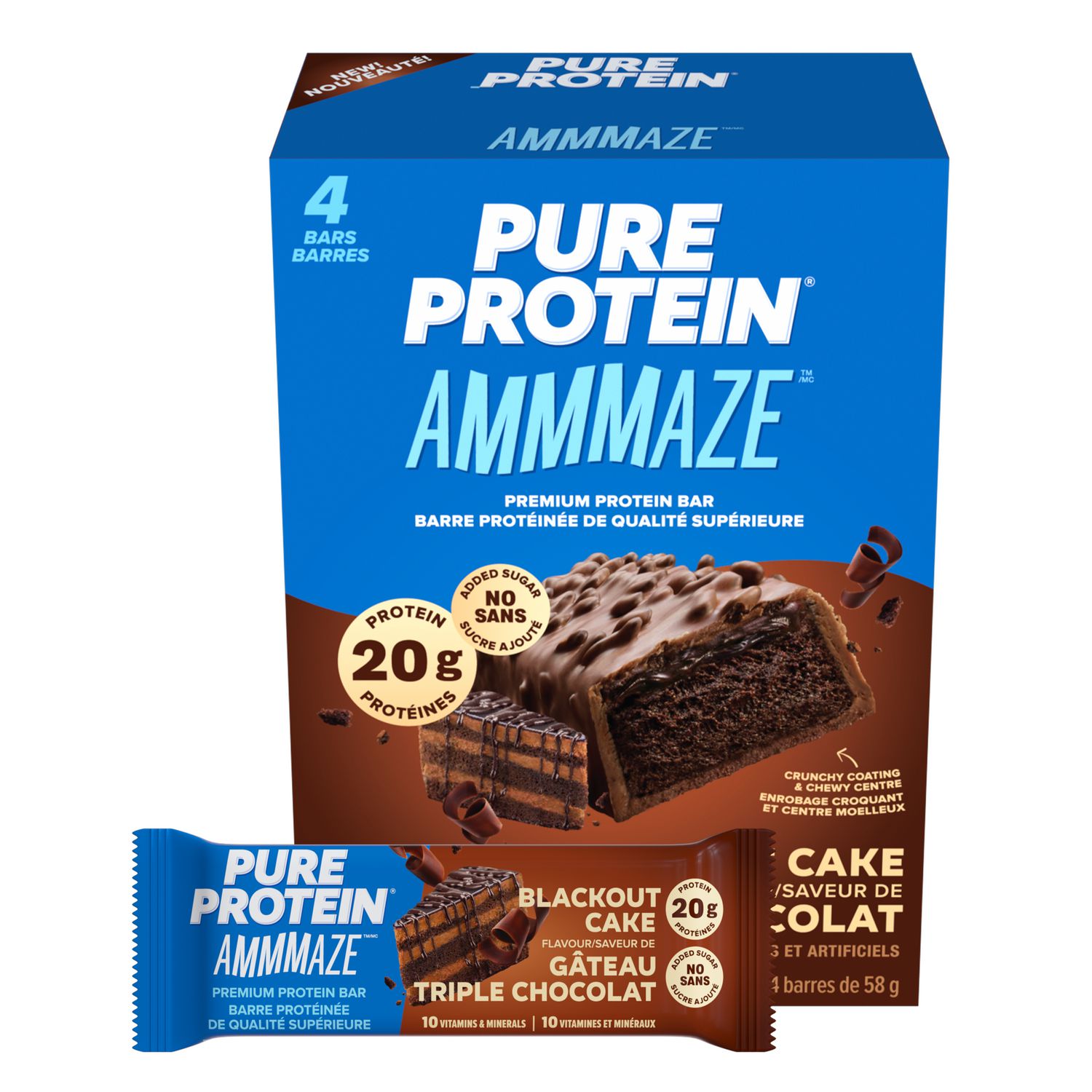 Pure Protein Ammmaze Blackout Cake 4X58G