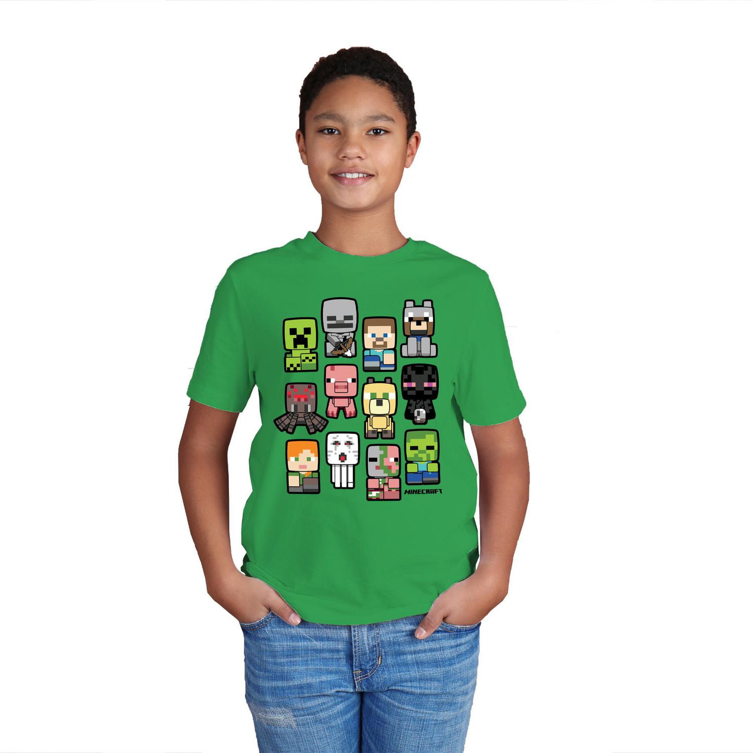 T-shirt Minecraft Bobble Mobs Roll Call