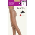 thumbnail image 1 of Bas-culotte avec culotte satinée amincissante et pied sandale George pour femmes, 1 of 3