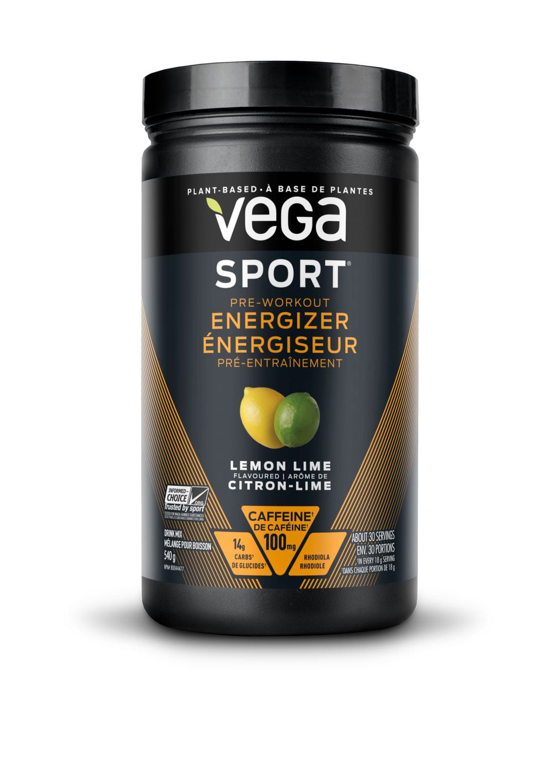 Vega Sport PreWorkout Energizer, Lemon Lime Walmart Canada