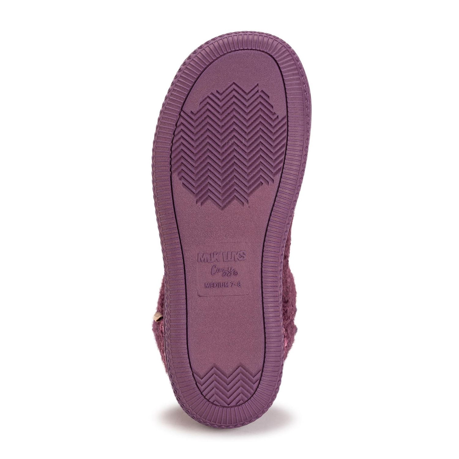 MUK LUKS Ladies Bootie Slippers Grey, Sizes 5-10