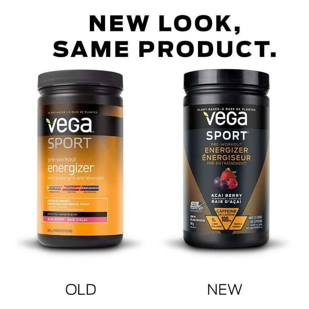 Vega Sport Pre-Workout Energizer, Lemon Lime