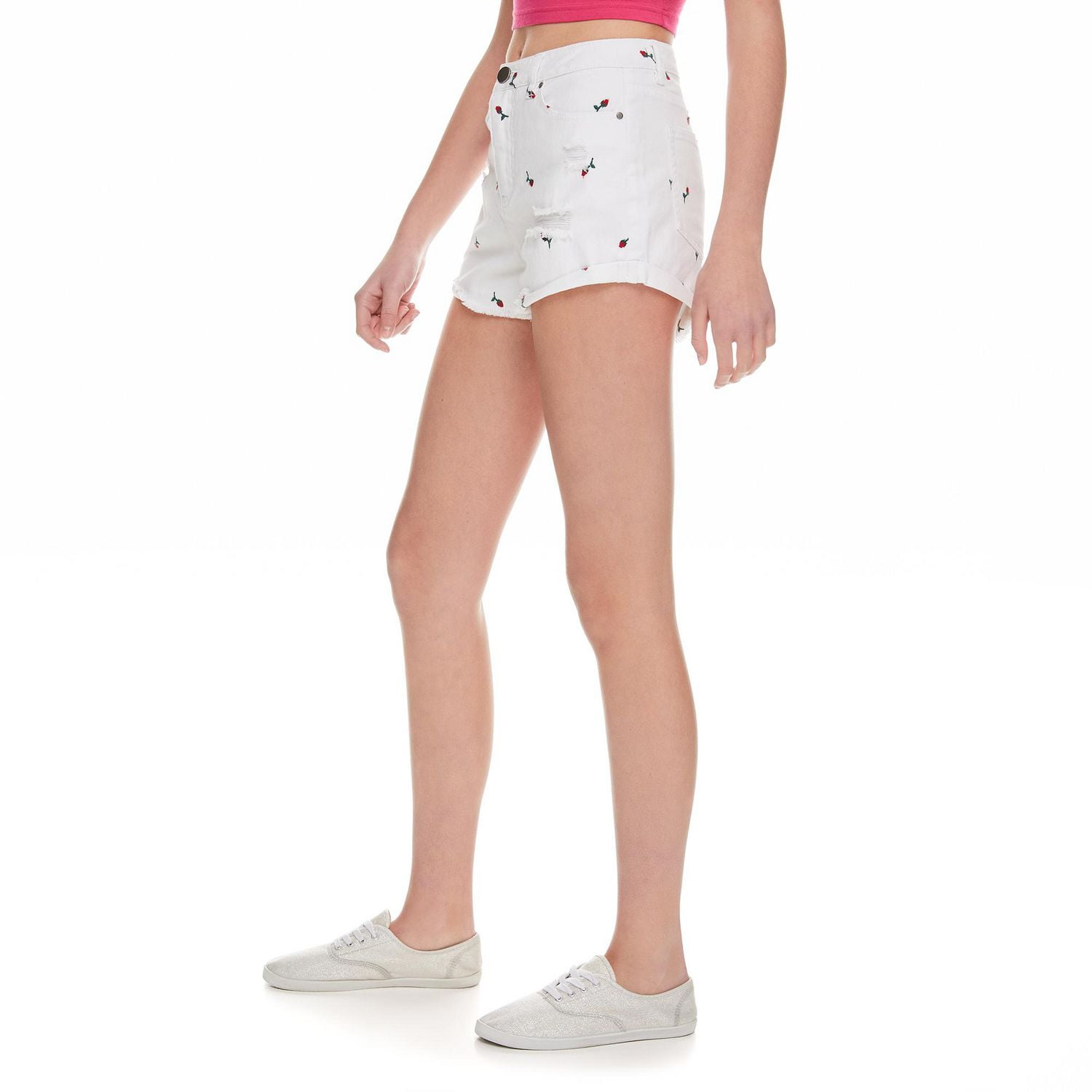 No Boundaries Women's High-Rise Mom Short