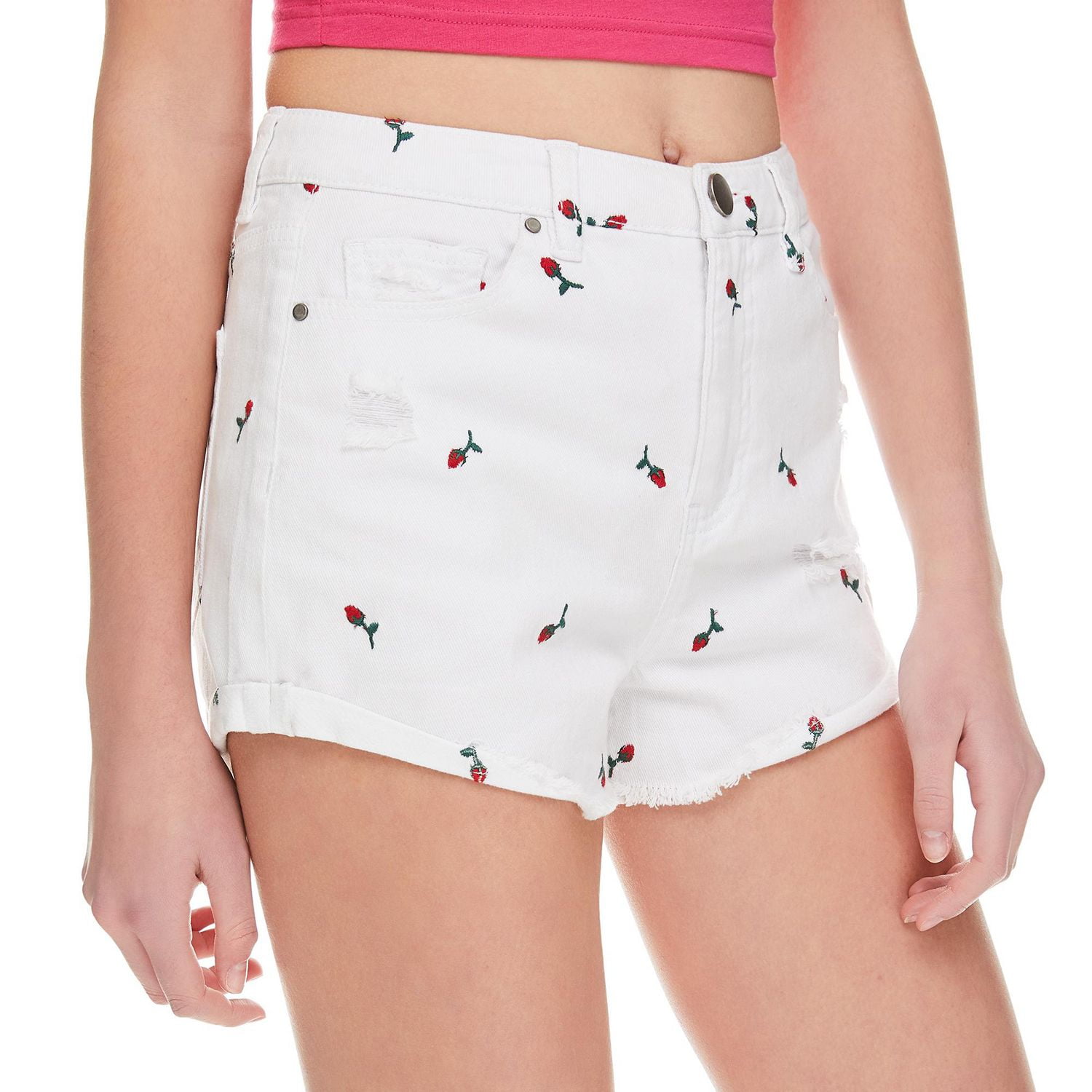 No Boundaries Women's High-Rise Mom Short