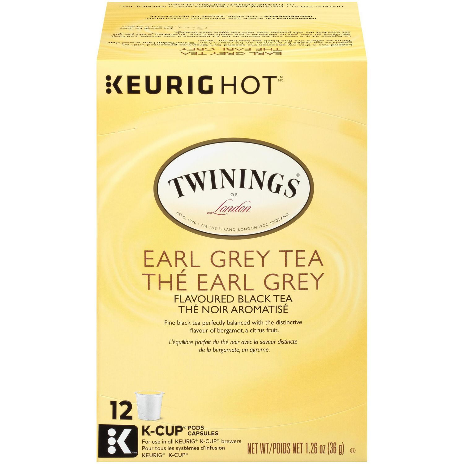 Twinings® Earl Grey Tea KCups Packs Walmart Canada