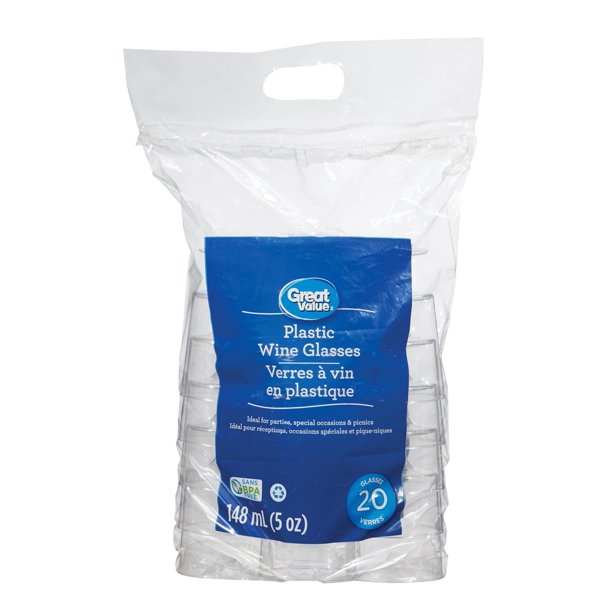 Great Value Plastic Wine Glasses Walmart.ca