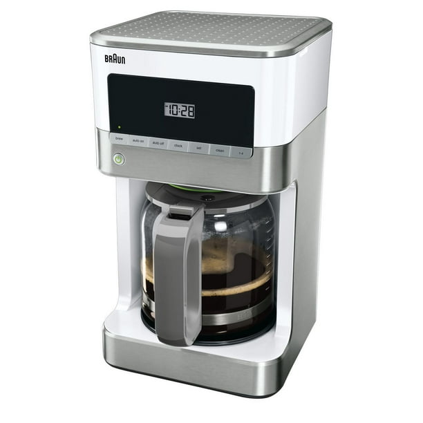 Braun Brewsense Drip Coffee Maker- 12 Cup- KF6050WH - Walmart.ca