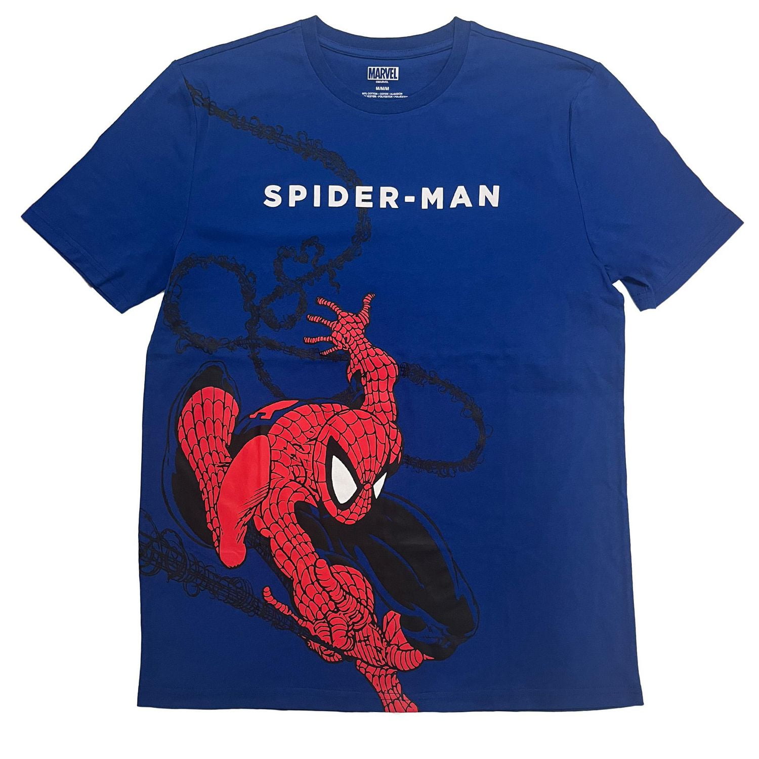 Marvel T-shirt à manches courtes Swings in Spiderman pour homme