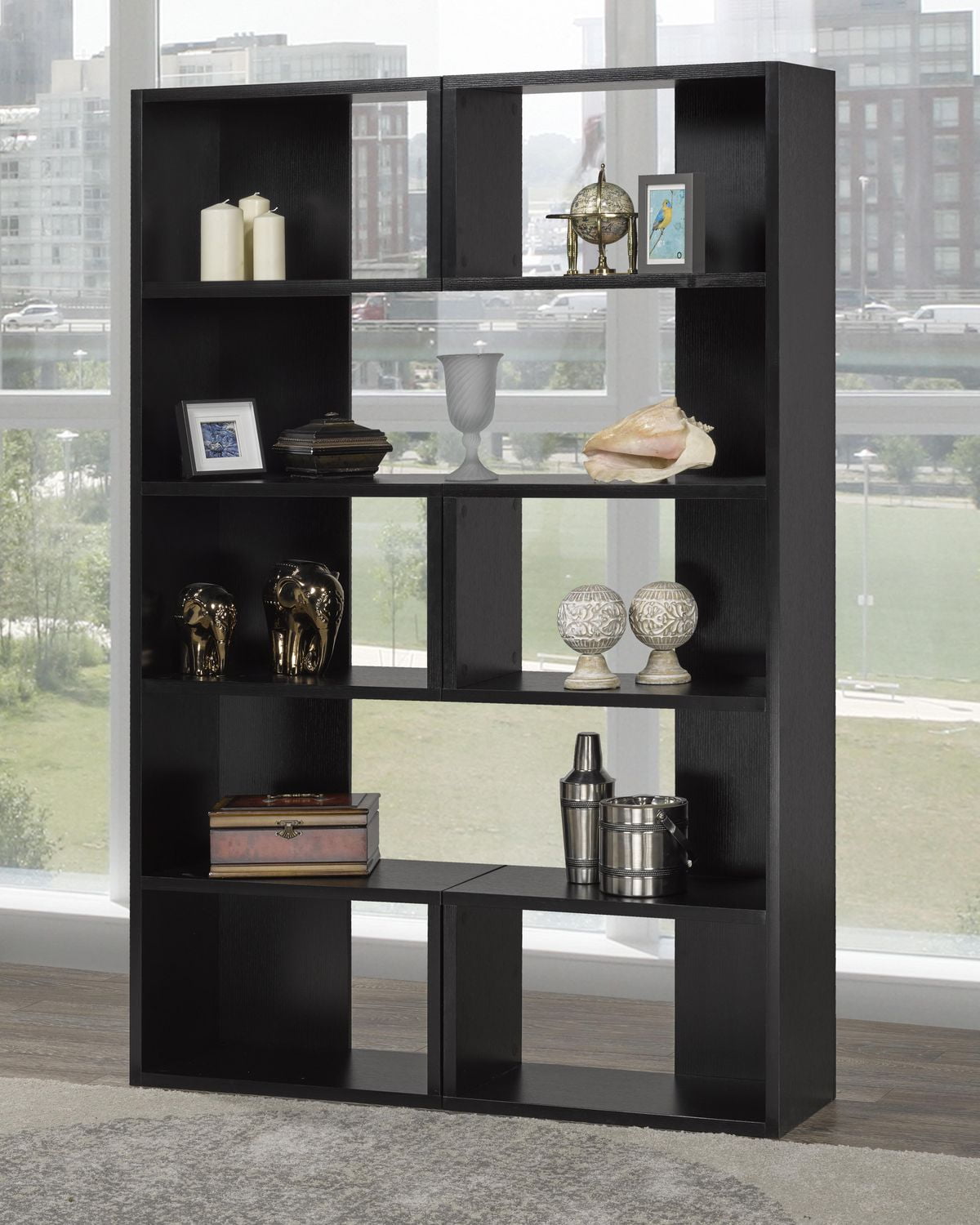 Multitier Bookcase, Black Walmart Canada