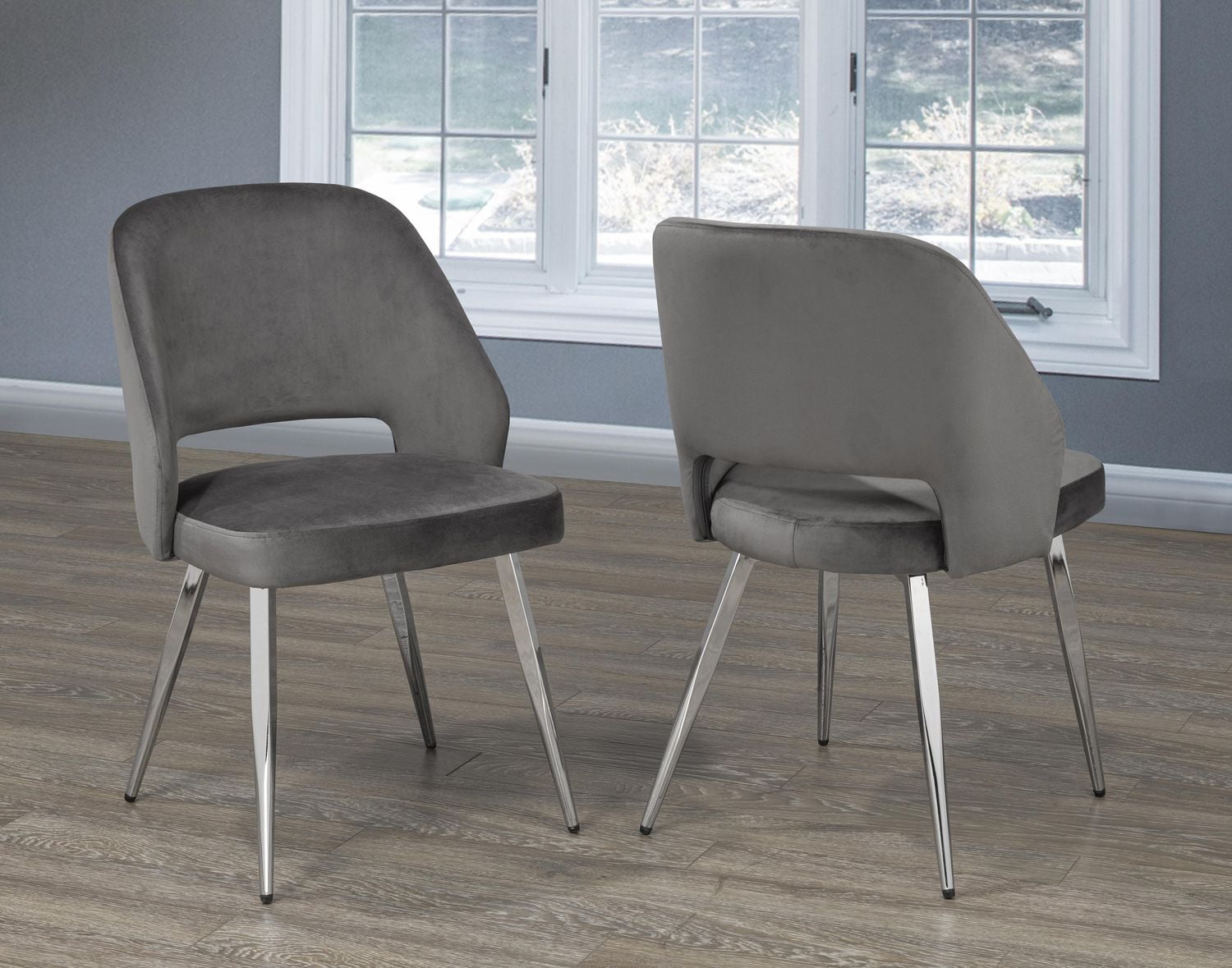 Ella Dining Chair, Set of 2, Grey Walmart Canada