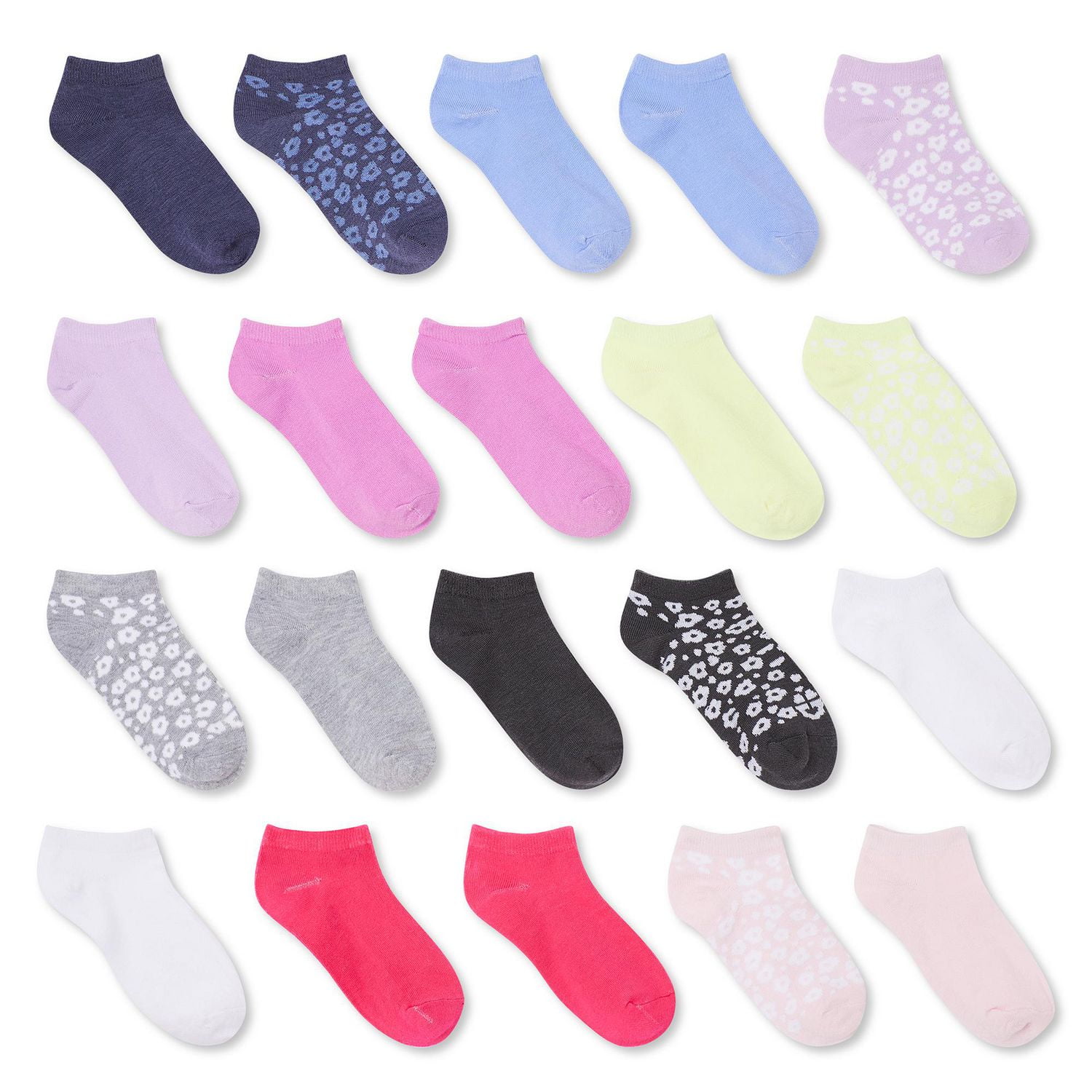 George Girls' Low-Cut Socks 20-Pack