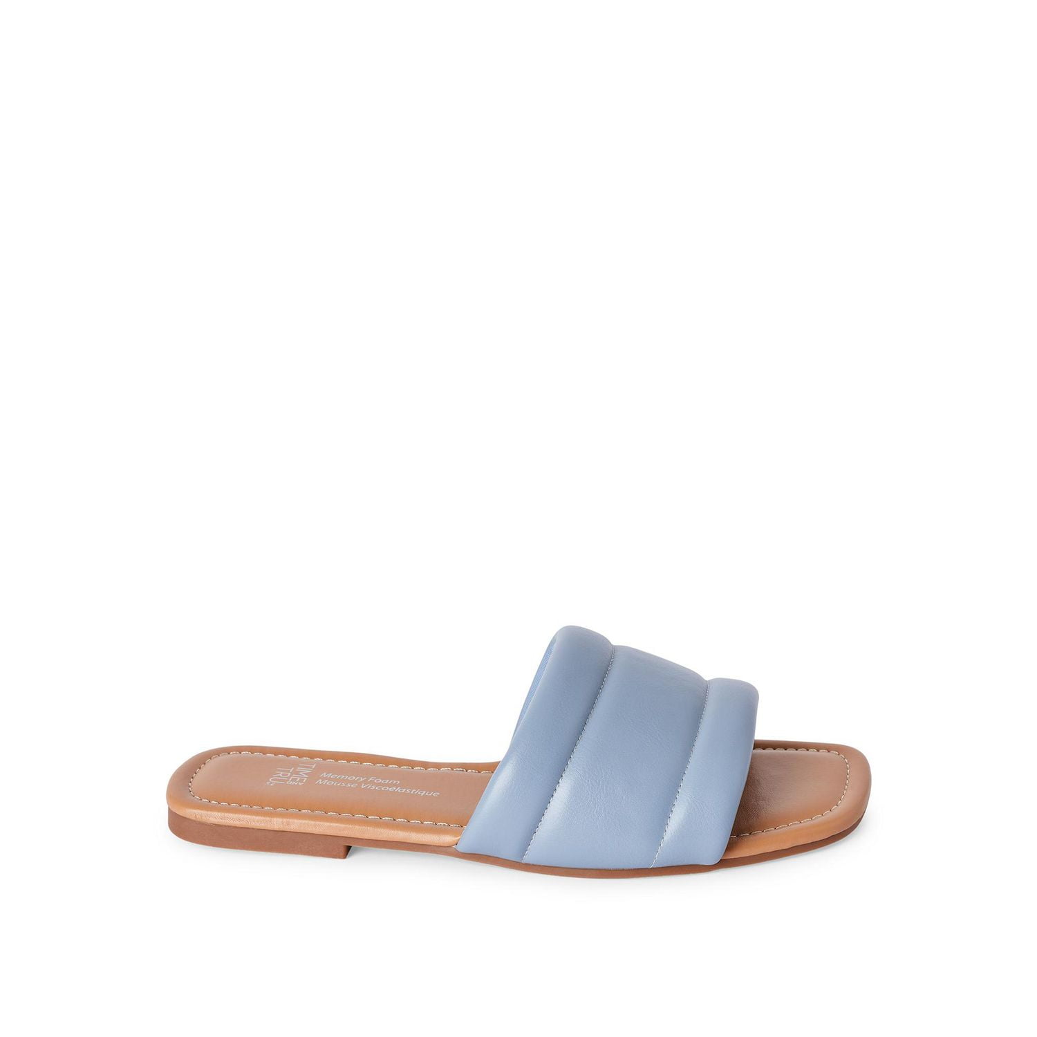 Time and Tru Women's Wide Strap Sandals