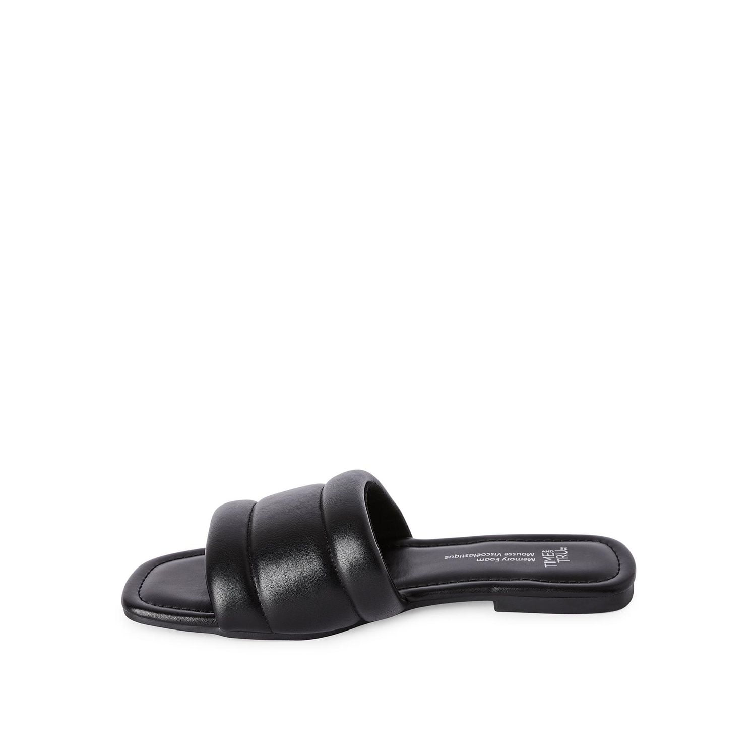 Time and Tru Women's Wide Strap Sandals