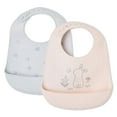thumbnail image 1 of George Infants' Gender Inclusive Silicone Bib 2-Pack, 1 of 1