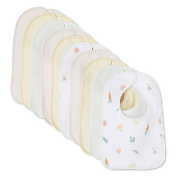 George Infants' Gender Inclusive Bib 10-Pack, One Size