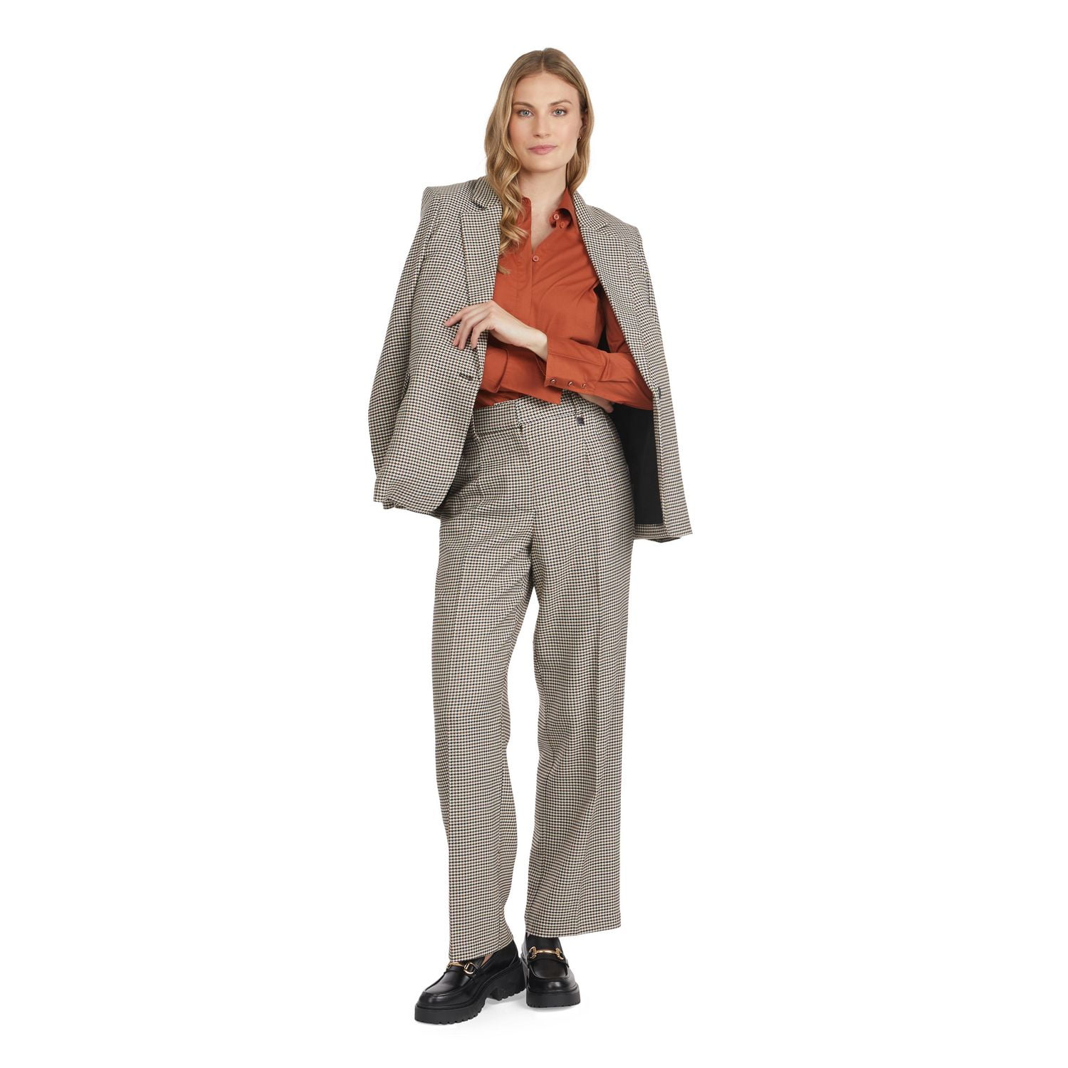 Mexx Chemise en Popline Extensible pour Femme