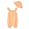 thumbnail image 2 of Ensemble 2 pièces avec barboteuse chiffonnée George pour bébés filles, 2 of 2