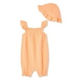 thumbnail image 1 of Ensemble 2 pièces avec barboteuse chiffonnée George pour bébés filles, 1 of 2