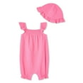 thumbnail image 1 of Ensemble 2 pièces avec barboteuse chiffonnée George pour bébés filles, 1 of 2
