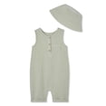 thumbnail image 1 of Ensemble 2 pièces avec barboteuse chiffonnée George pour bébés garçons, 1 of 2