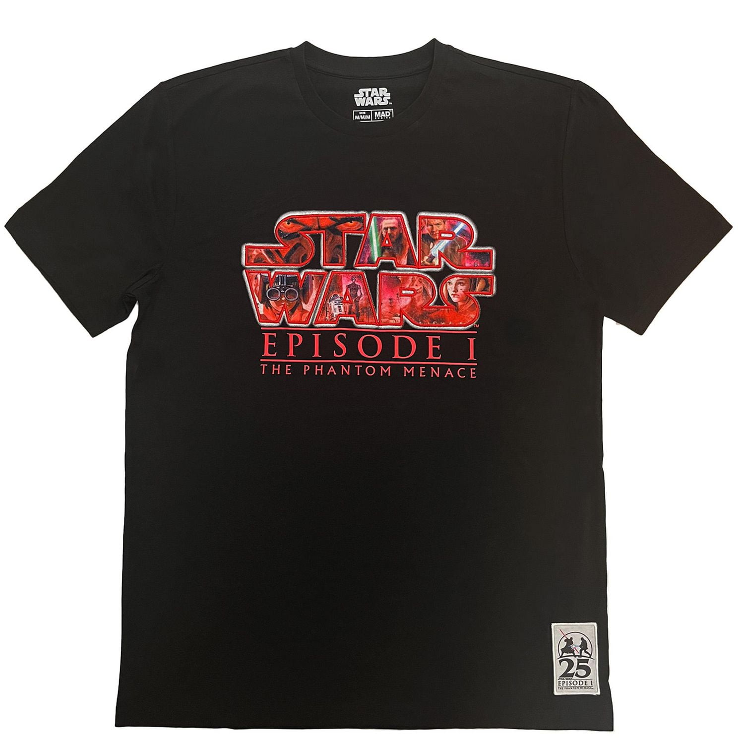 Star Wars Mens SW Episode 1 Fill Short Sleeve Crew Tee